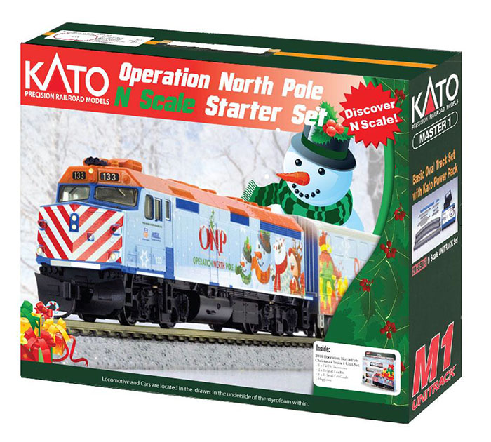 kato christmas train set