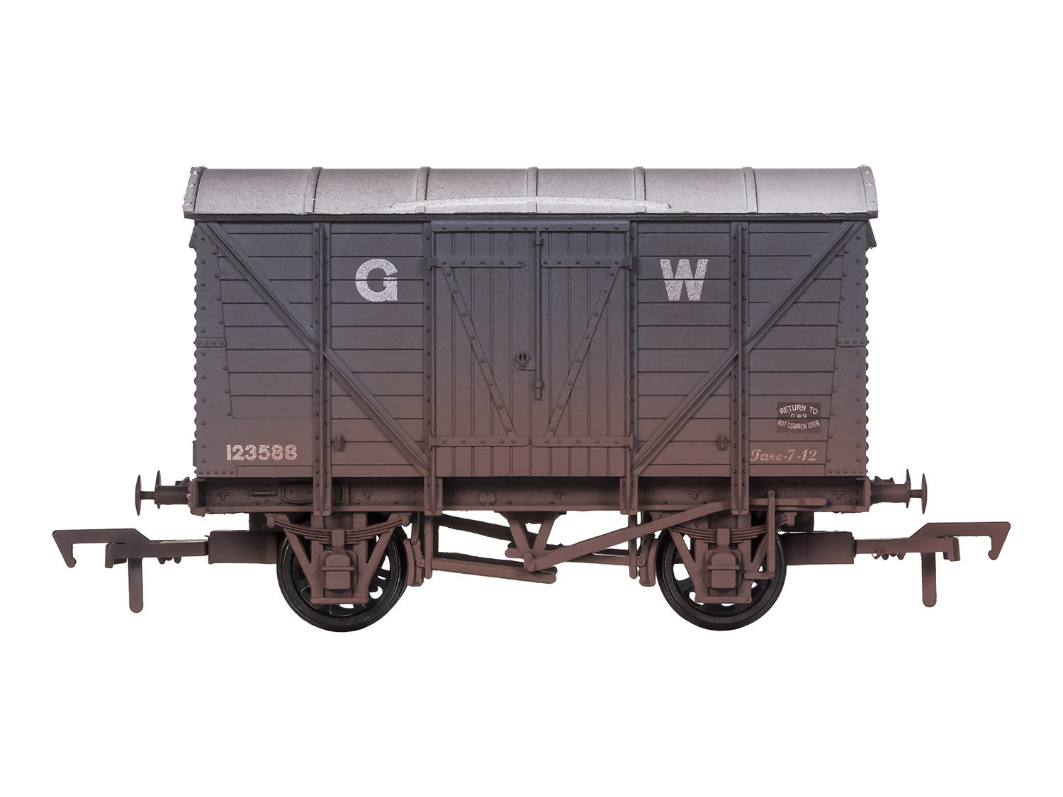 #D# Ventilated Van GWR 123588 Weathered