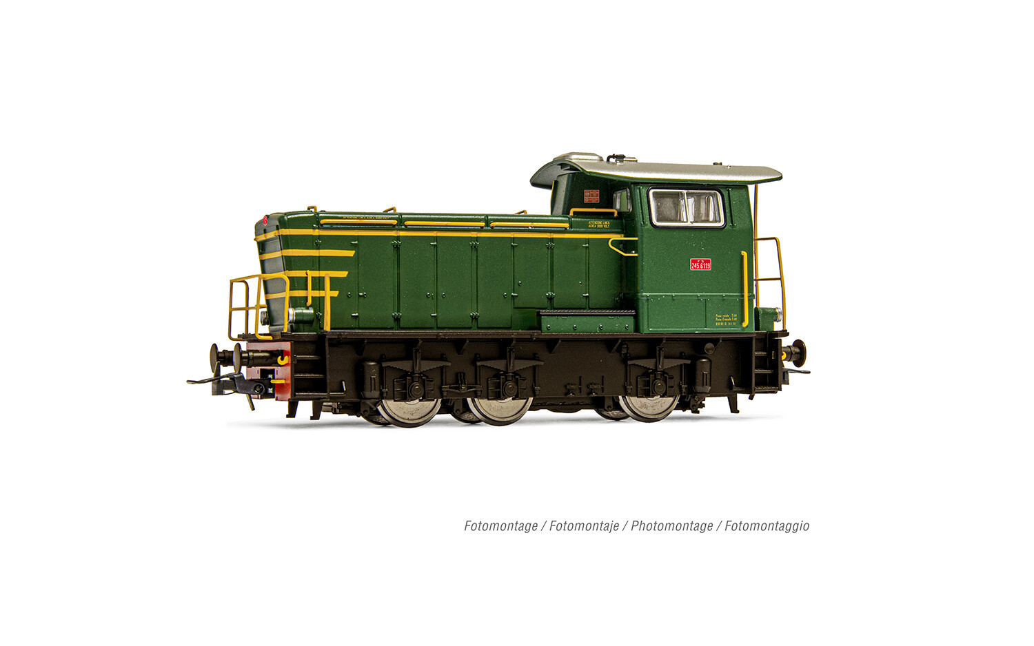 FS D245 Diesel Locomotive Green/Yellow IV