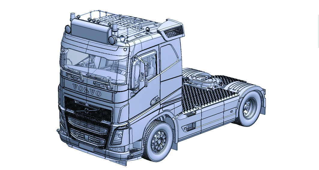 Volvo FH Low Roof (1:24 Scale)
