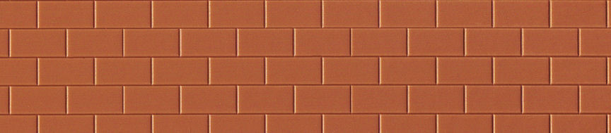 Floor Tiles Sheet Terracotta Rectangles 95x95mm (3)