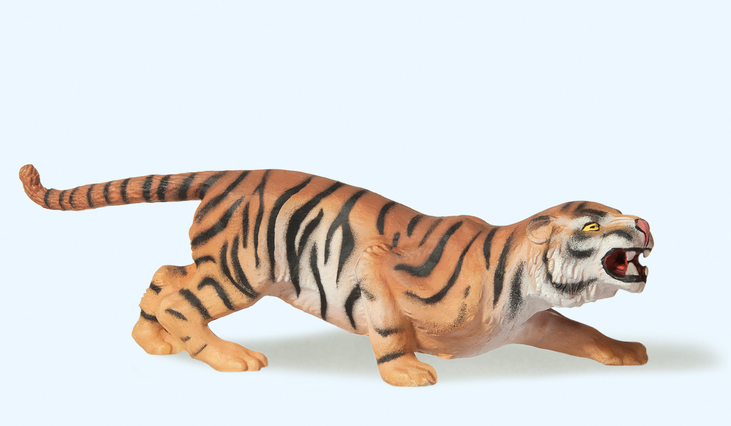 Tiger Attacking Figure