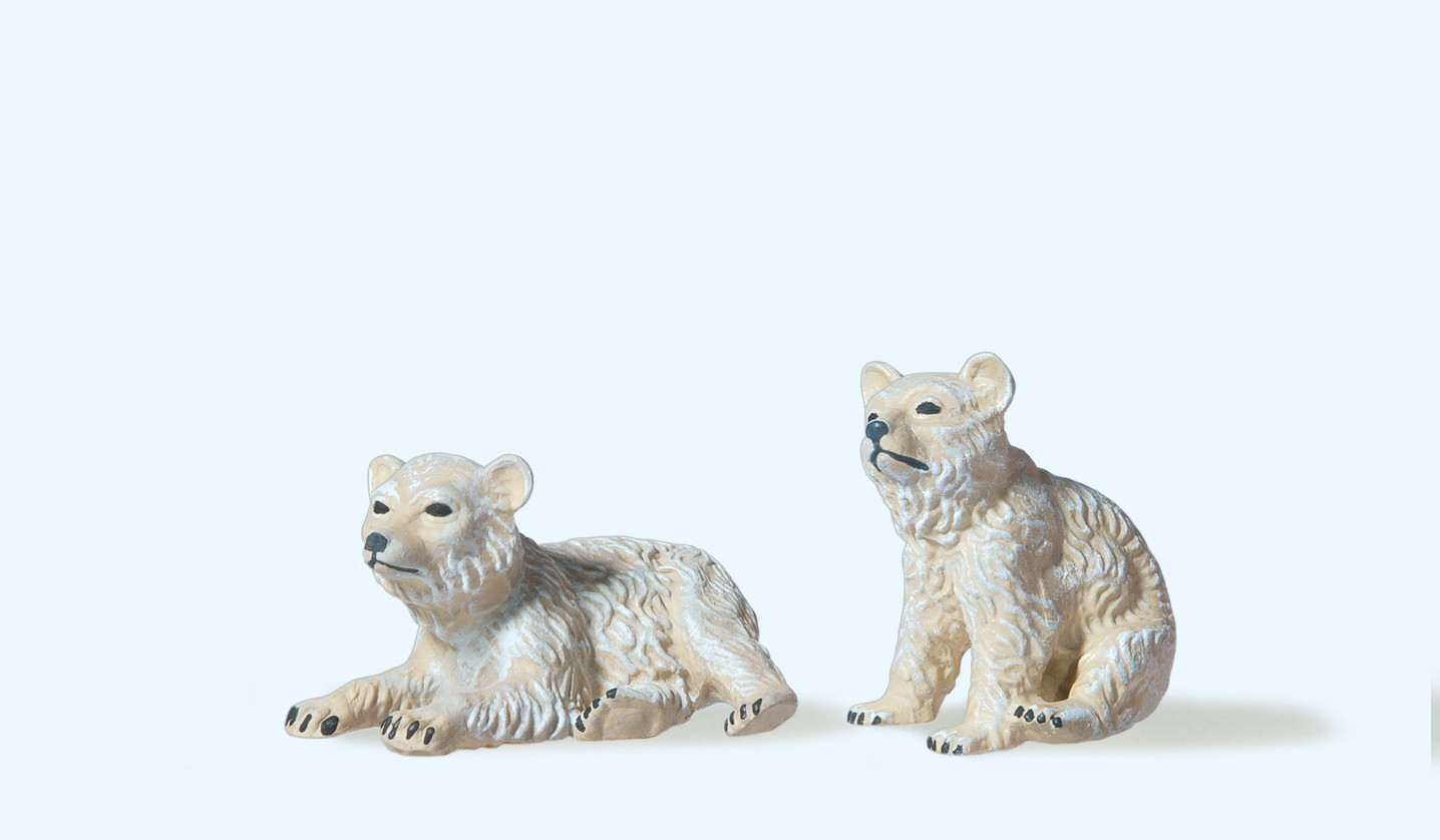 Polar Bear Cubs (2) Figure Set