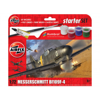 German Messerschmitt Bf109F-4 Starter Set (1:72 Scale)