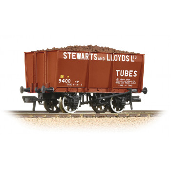 16t Steel Side Mineral Wagon Stewart & Lloyds with Load