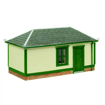 Scenecraft Clapboard Platform Hut Green (Pre-Built)