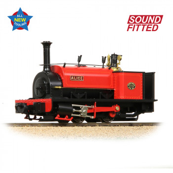 NG7 Quarry Hunslet 0-4-0ST Alice Dinorwic Red (DCC-Sound)