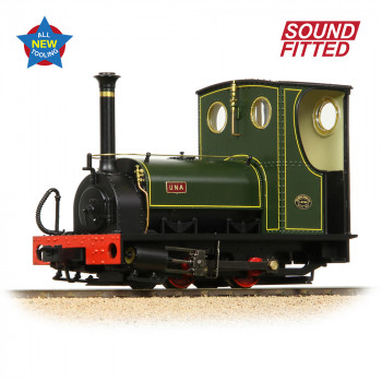#P# NG7 Quarry Hunslet 0-4-0ST Una Lined Green (DCC-Sound)