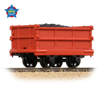 NG7 Dinorwic Coal Wagon Red Lightly Weathered