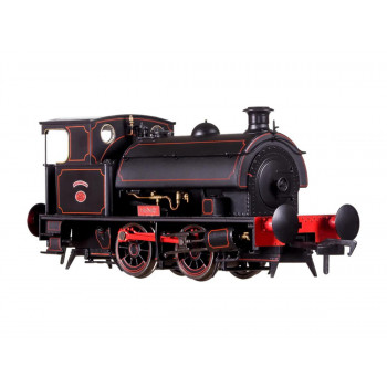 HL 0-4-0 'Henry' Black Lined Red (DCC-Fitted)