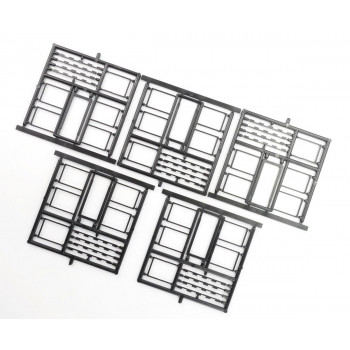 #D# Black Architraves/Window Surrounds for Houses (5) Kit
