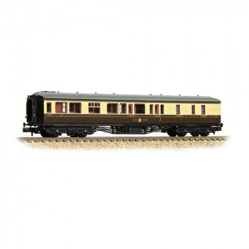 #D# Hawksworth Brake 3rd Corridor GWR Chocolate/Cream 846