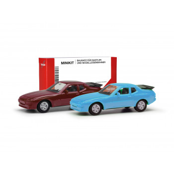 *Minikit Porsche 944 Red/Blue (2)