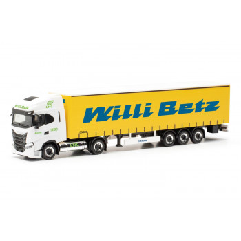 *Iveco S-Way LNG Curtain Canvas Semitrailer Willi Betz