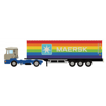 MAN F90 Tractor & Trailer Maersk Rainbow