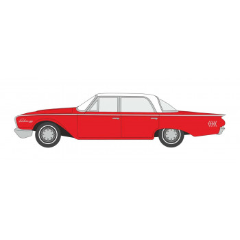 1960 Ford Fairlane Sedan 500 Town Monte Carlo Red/White