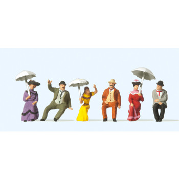 Seated Persons 1900 (6) Exclusive Figure Set