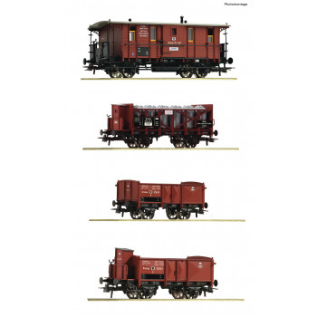 KPEV Ni/Schwerin/Essen/Schwerin Wagon Set (4) I