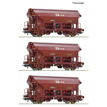 *CD Cargo Tdns Swivel Roof Hopper Wagon Set (3) VI