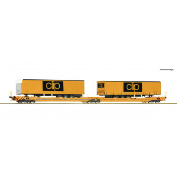 CLIP Sdggmrs/T3000e Flat Wagon w/Clip Trailers VI