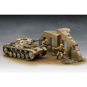 *German PzKpfw II Ausf.F Model Set (1:76 Scale)