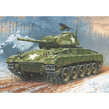 US M24 Chaffee Model Set (1:76 Scale)