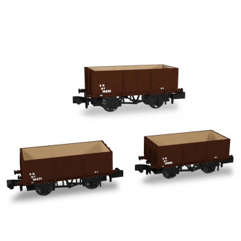 SECR Wagon Set (3) SR Post-1936 7 Plank Diagram 1355