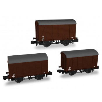 SECR Wagon Set (3) SR Post-1936 10t Covered Van Diag.1426