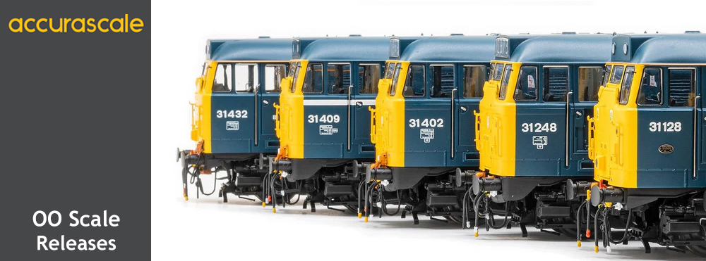 Accurascale Class 31 Locomotives In Stock Now!