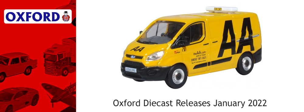 Oxford Diecast Releases January 2022 | Gaugemaster